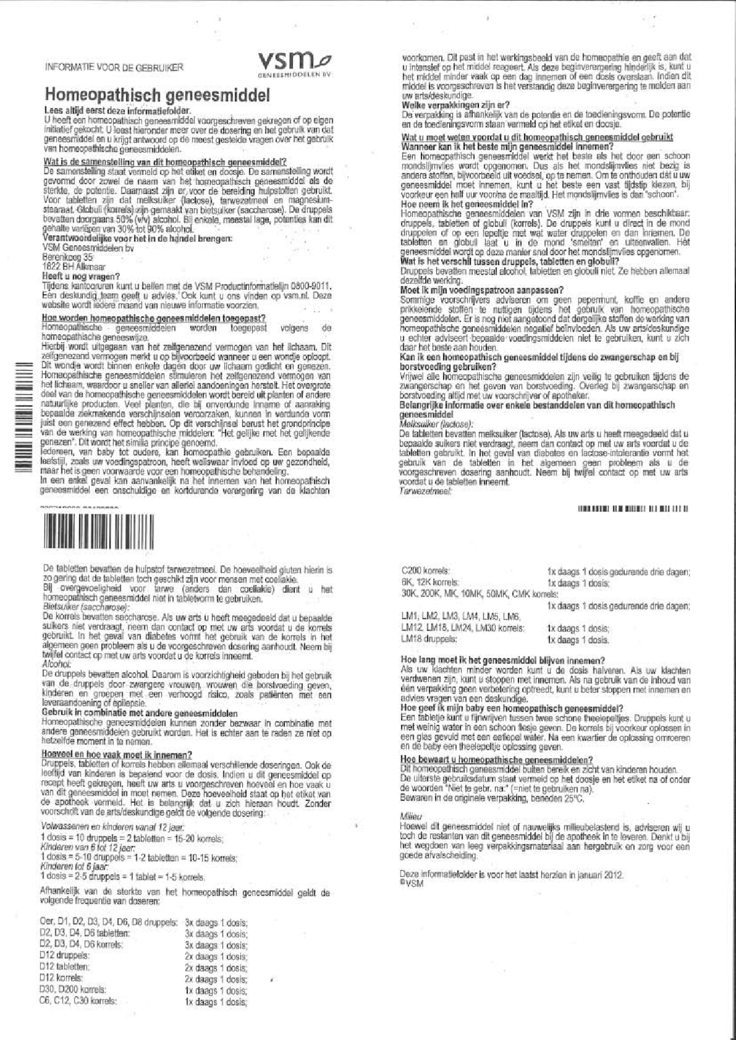 Kalium Iodatum D6 Tabletten afbeelding van document #1, bijsluiter